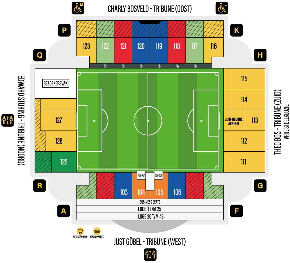 Plattegrond GelreDome